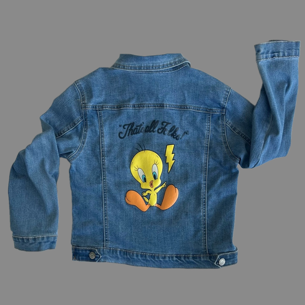 Tweety Bird Looney Tunes Youth Jean Jacket